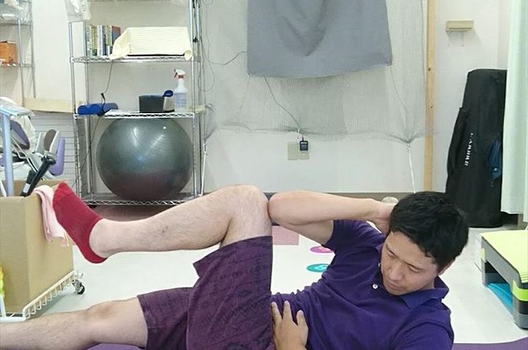 腹筋の写真